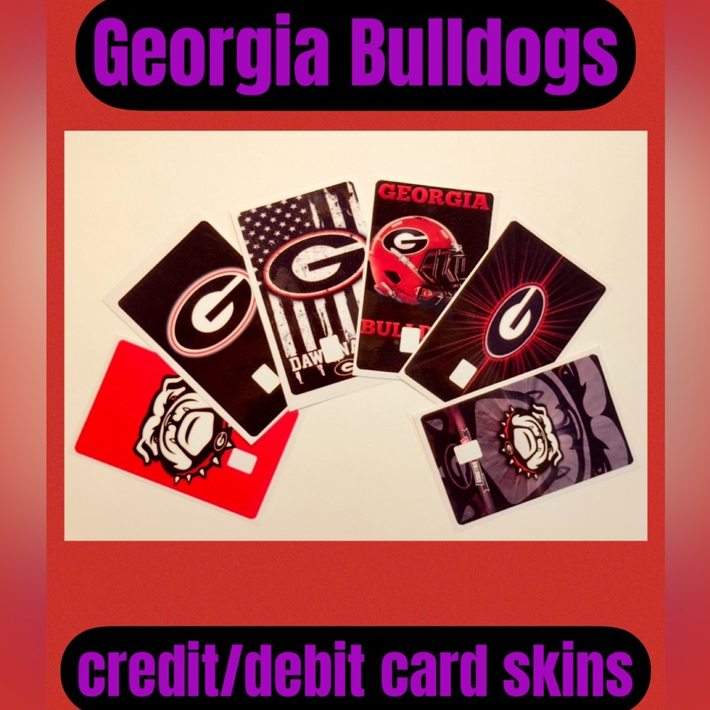 Georgia Bulldogs Credit/Debit Card Skins